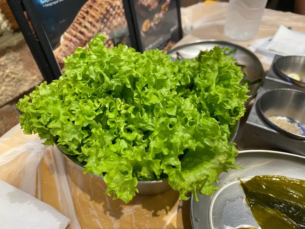samgyeopsal lettuce